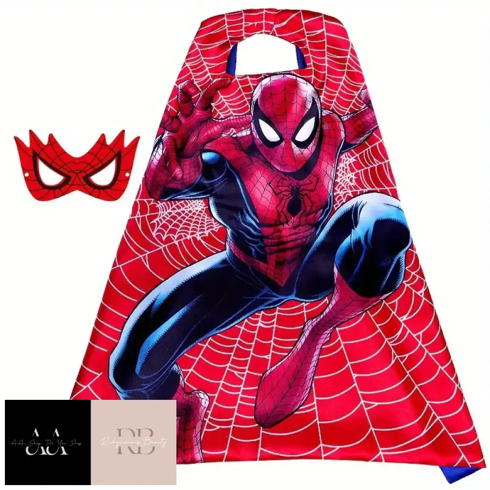 Spider Man A - 70*70Cm Cape & Mask Set