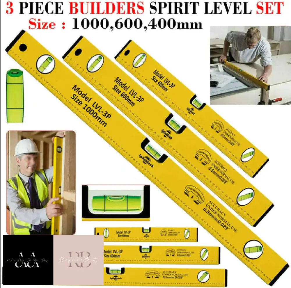 Spirit Level 3 Piece