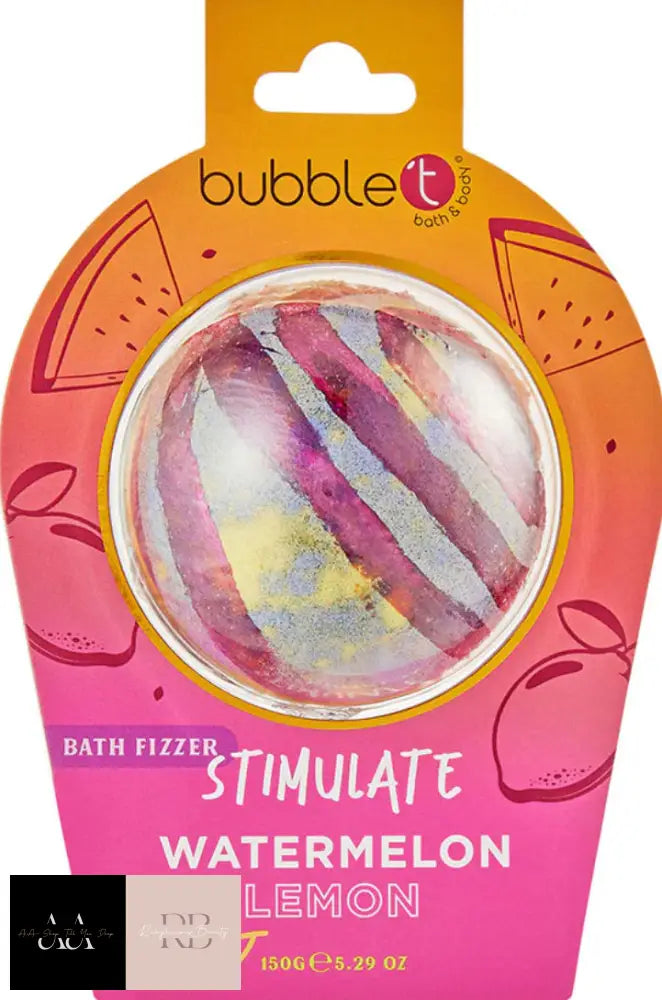 Stimulate Bath Bomb Fizzer - Watermelon & Lemon (150G)