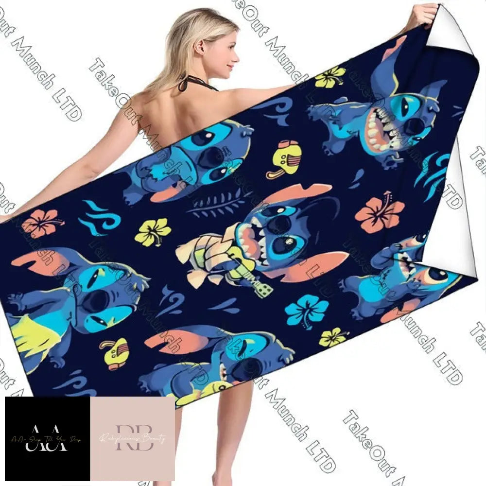 Stitch Images Towel 75X150Cm