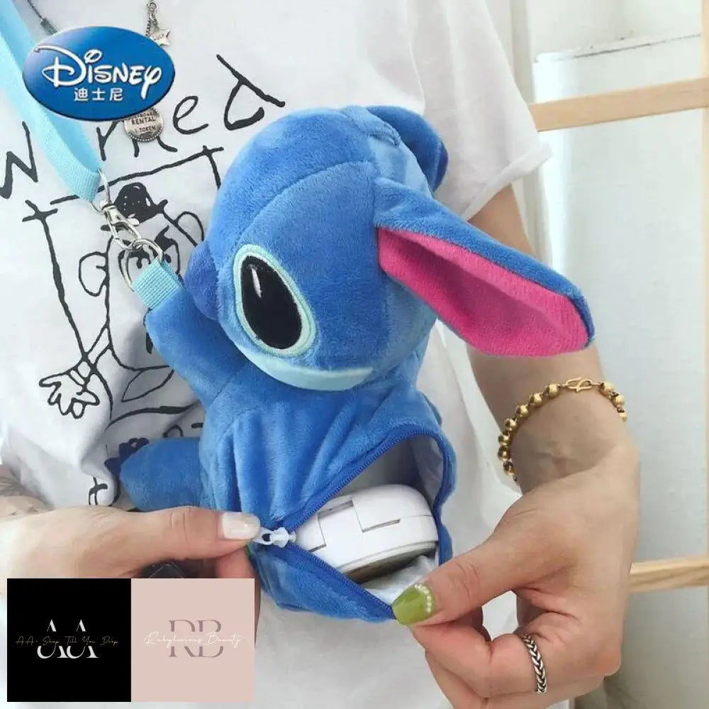 Stitch Plush Messenger Purse Bag