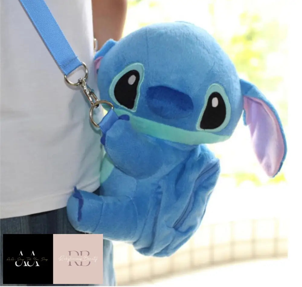 Stitch Plush Messenger Purse Bag