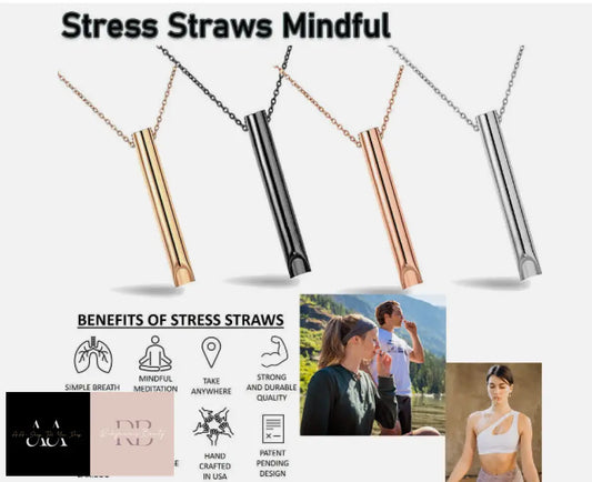 Stress Relief Necklaces Anapana Breathing Necklace For Anxiety Meditation