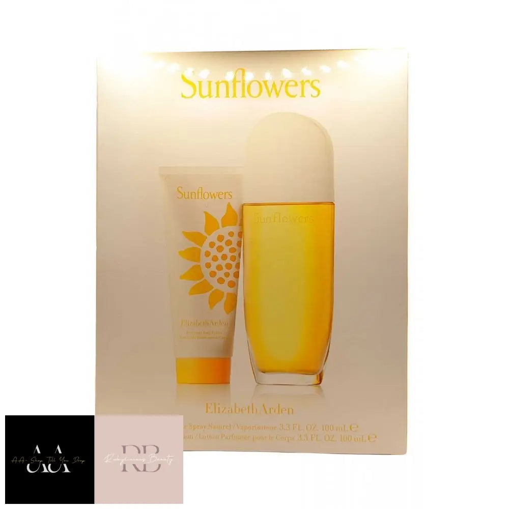 Sunflowers Arden Eau De Toilette Spray 100Ml Perfumed Body Lotion