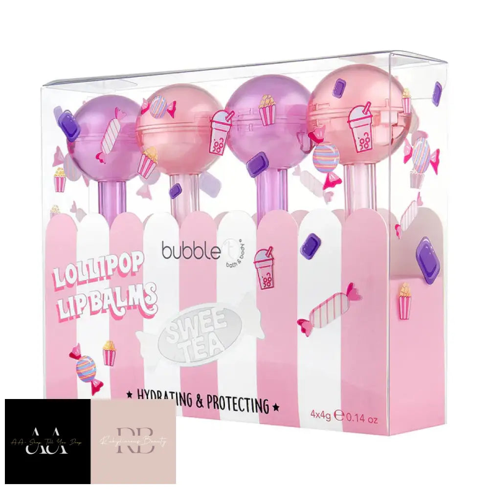 Sweetea Lollipop Lip Balm Gift Set (4 X 4G)