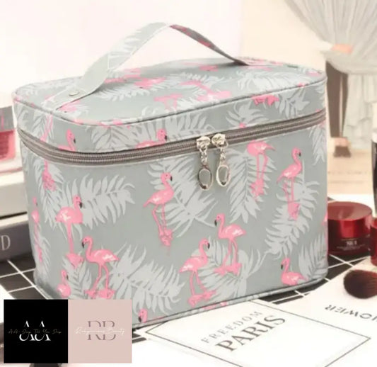 Travel Storage Bag - Pink Flamingos