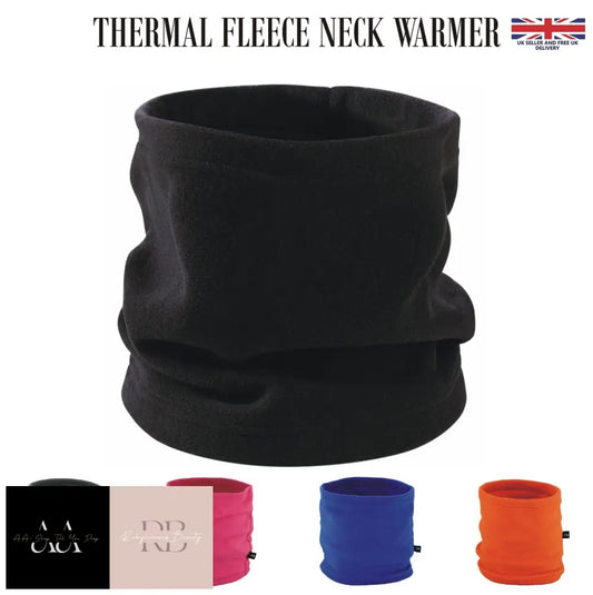 Unisex Thermal Fleece Snood Neck Warmer - Choice Of Colour