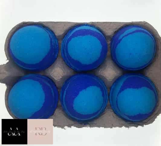 Violet Sparkle Bath Eggs X6