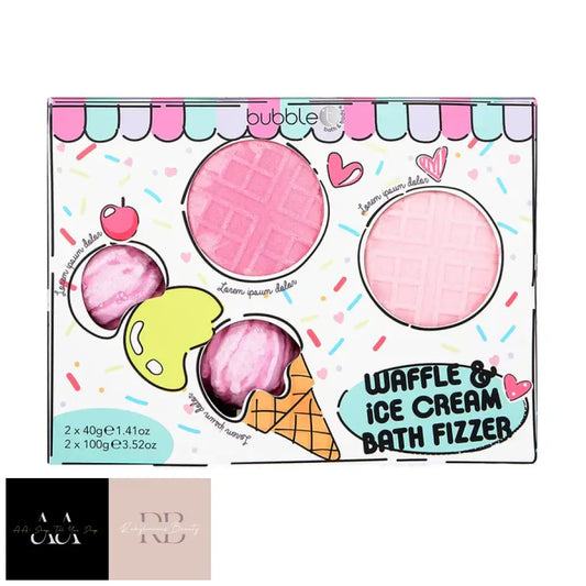 Waffle & Ice Cream Bath Bomb Gift Set