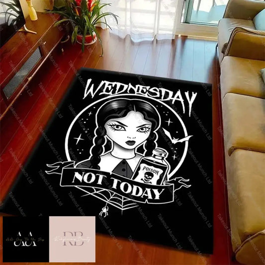 Wednesday Addams Not Today Rug 40X60Cm(15X23In)
