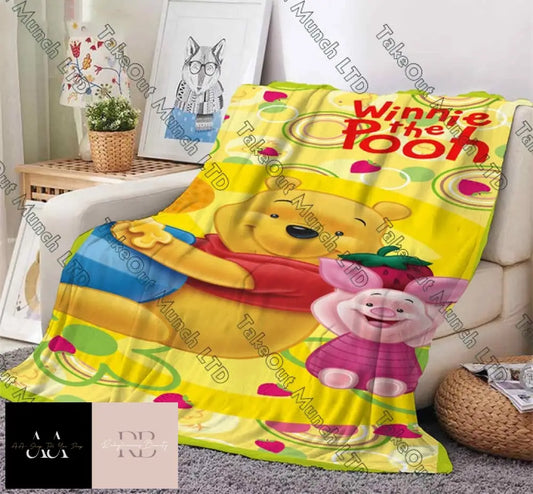 Winnie The Pooh & Piglet Blanket 75X90 Cm