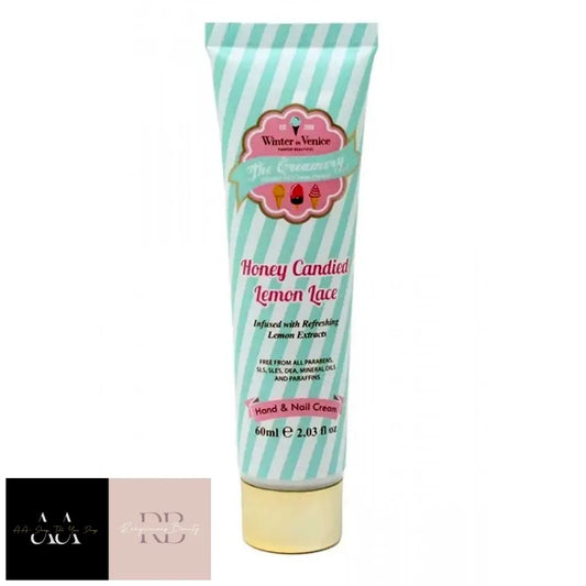 Winter In Venice Hand And Nail Cream The Creamery 60Ml Honey Candied Lemon Lace