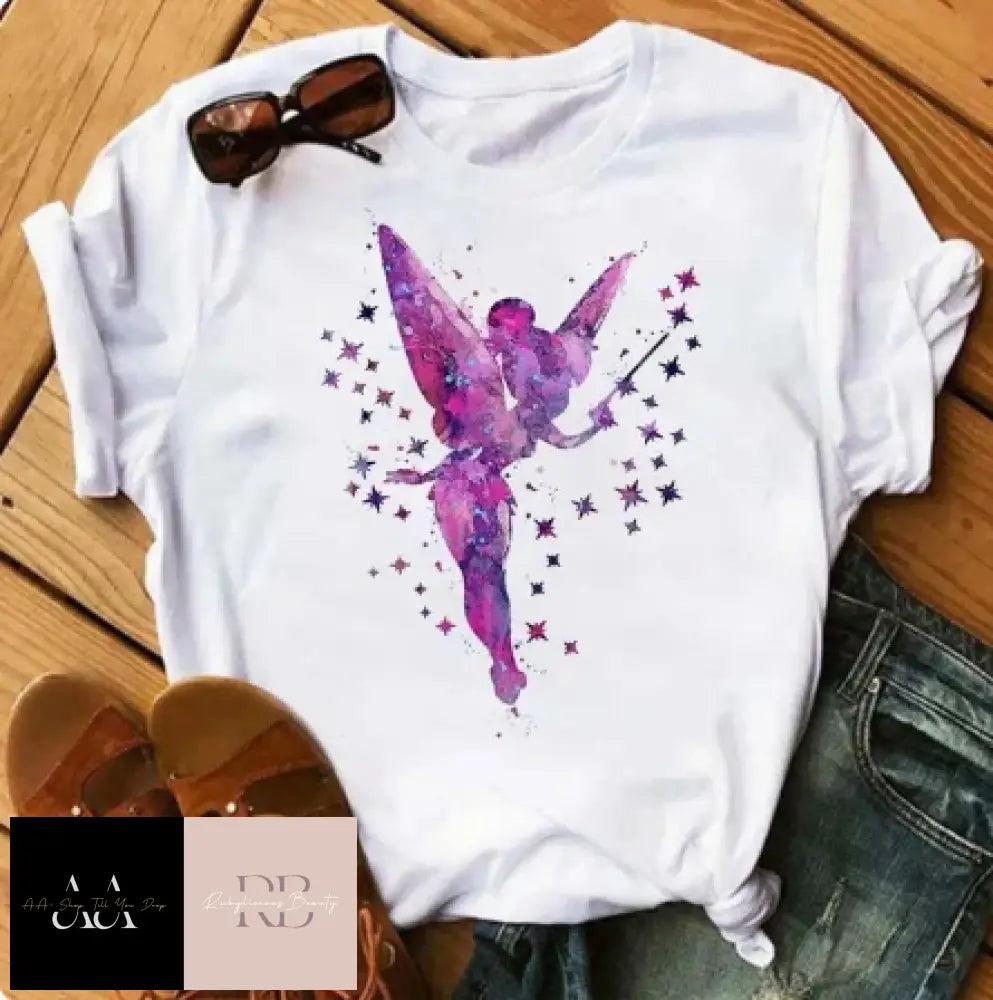 Womens Fairy Printed T-Shirt