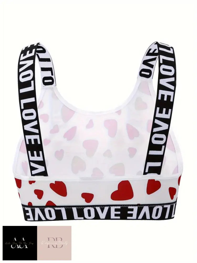 Women’s Love Red Bra - Plus Size