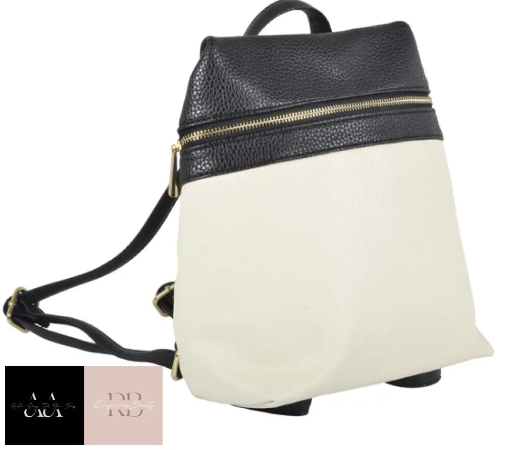 Womens Nevada Faux Leather Fashion Backpack With Thin Straps