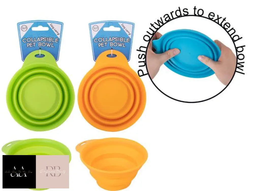 World Of Pets Collapsible Pet Bowl Assorted Picked At Random