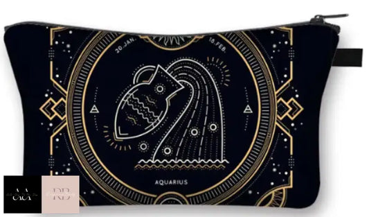 Zodiac Sign Cosmetic Case