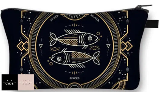 Zodiac Sign Cosmetic Case