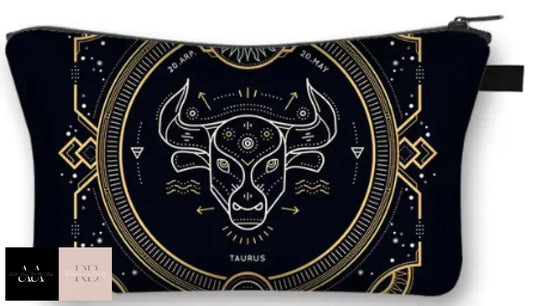 Zodiac Sign Cosmetic Case