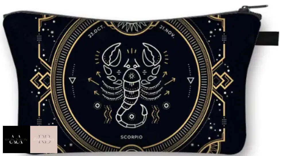 Zodiac Sign Cosmetic Case