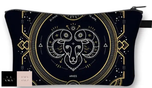 Zodiac Sign Cosmetic Case